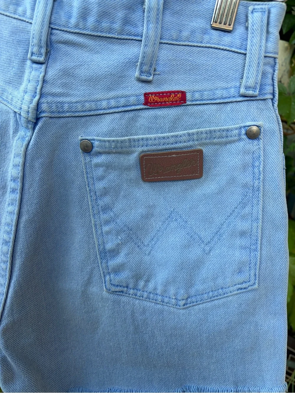 Vintage Light Blue Wrangler Denim Shorts
